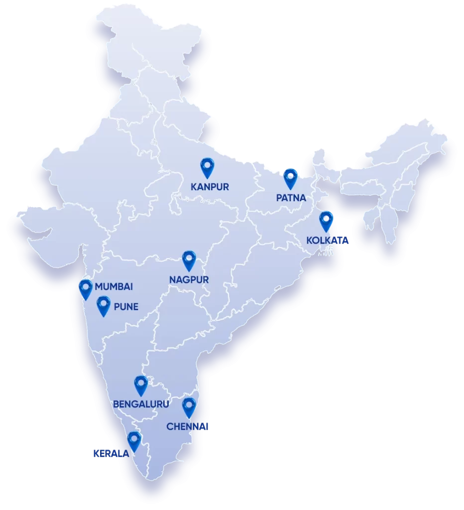 KNP Locations across India